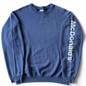 90s McDonald’s Light Navy Blue Crewneck Size Large 22 x 24